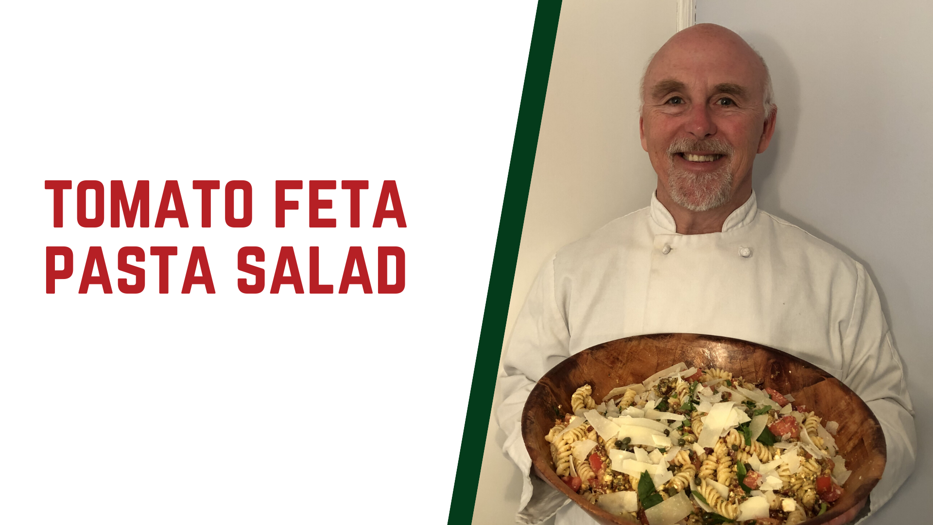Photo of Rob Scott with his Tomato Feta Pasta Salad