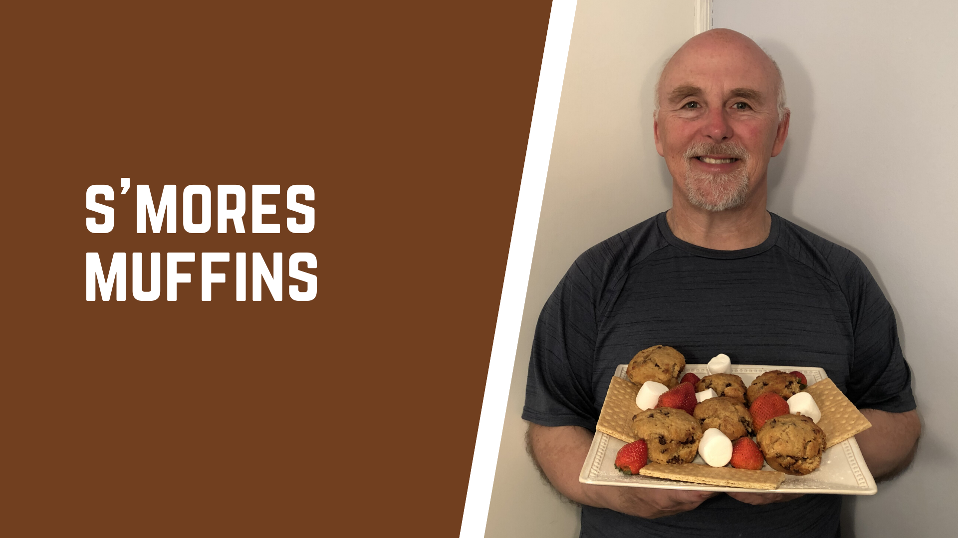 Image of Chef Rob with his S'mores Muffins