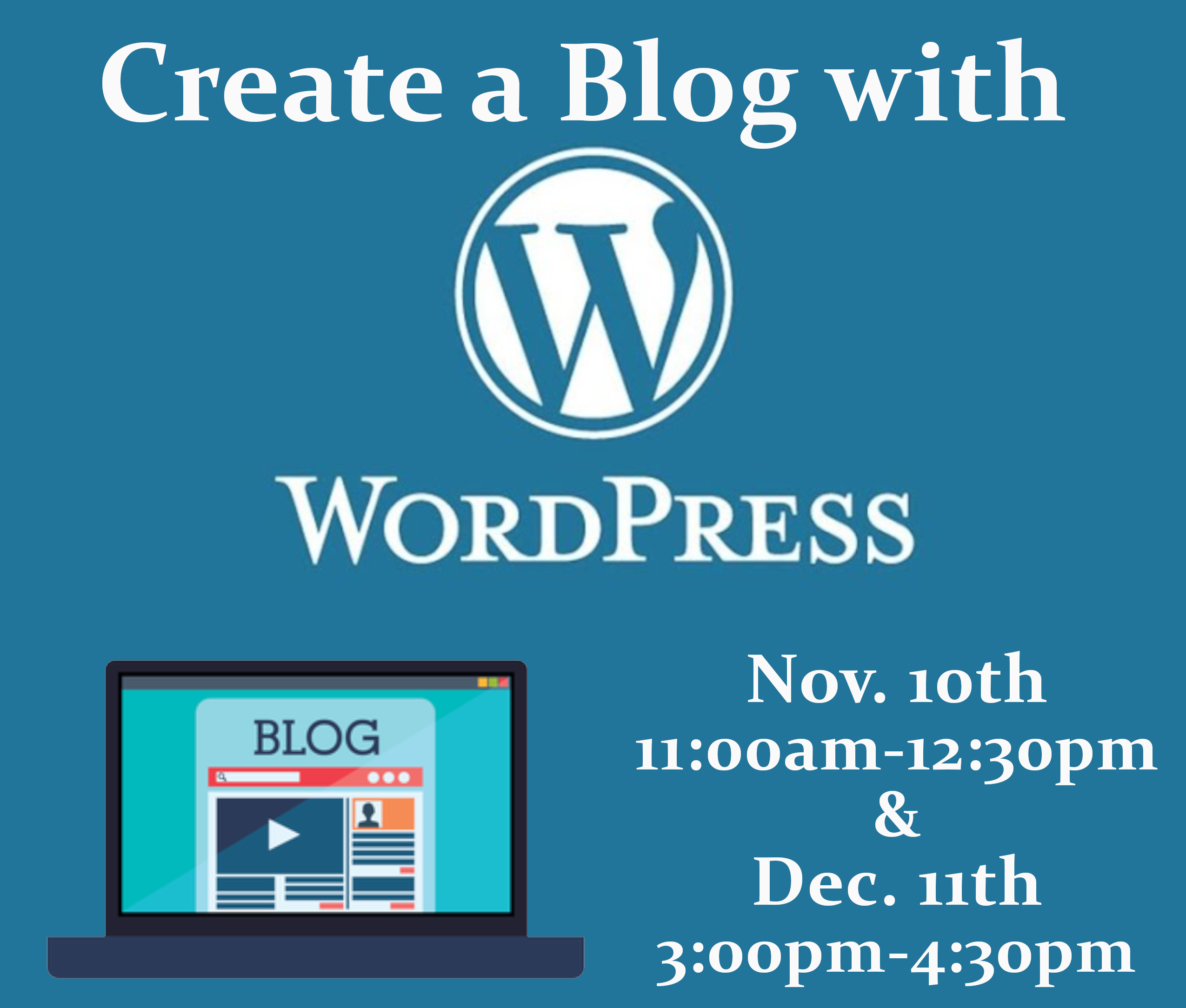 Make a Wordpress Blog