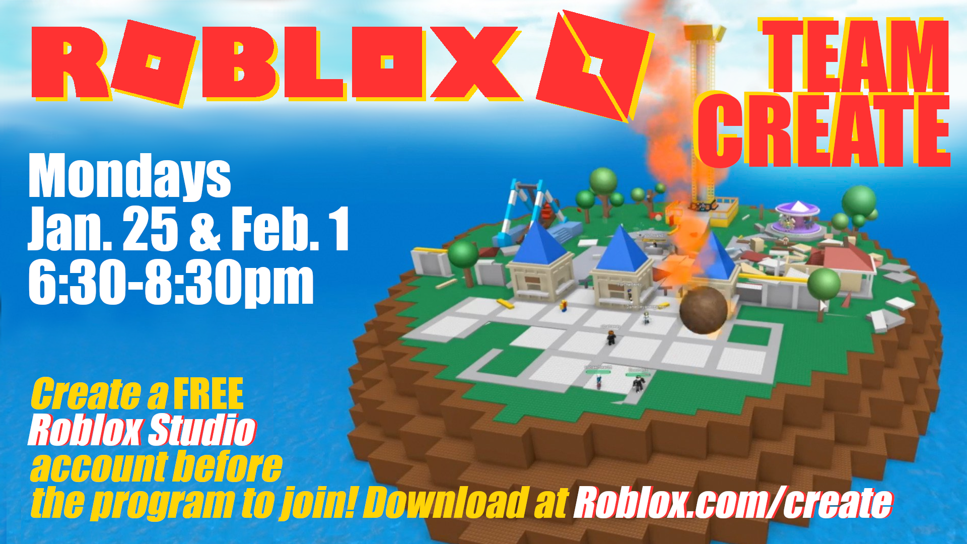 Online Roblox Team Create Sayville Library - how to join roblox studio