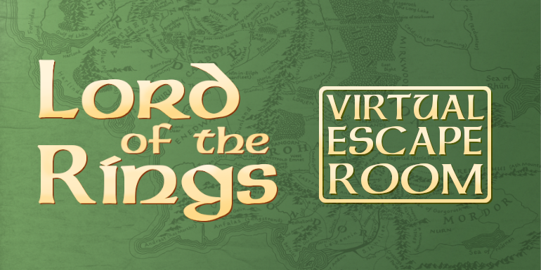 Lord of the Rings Virtual Escape Room banner