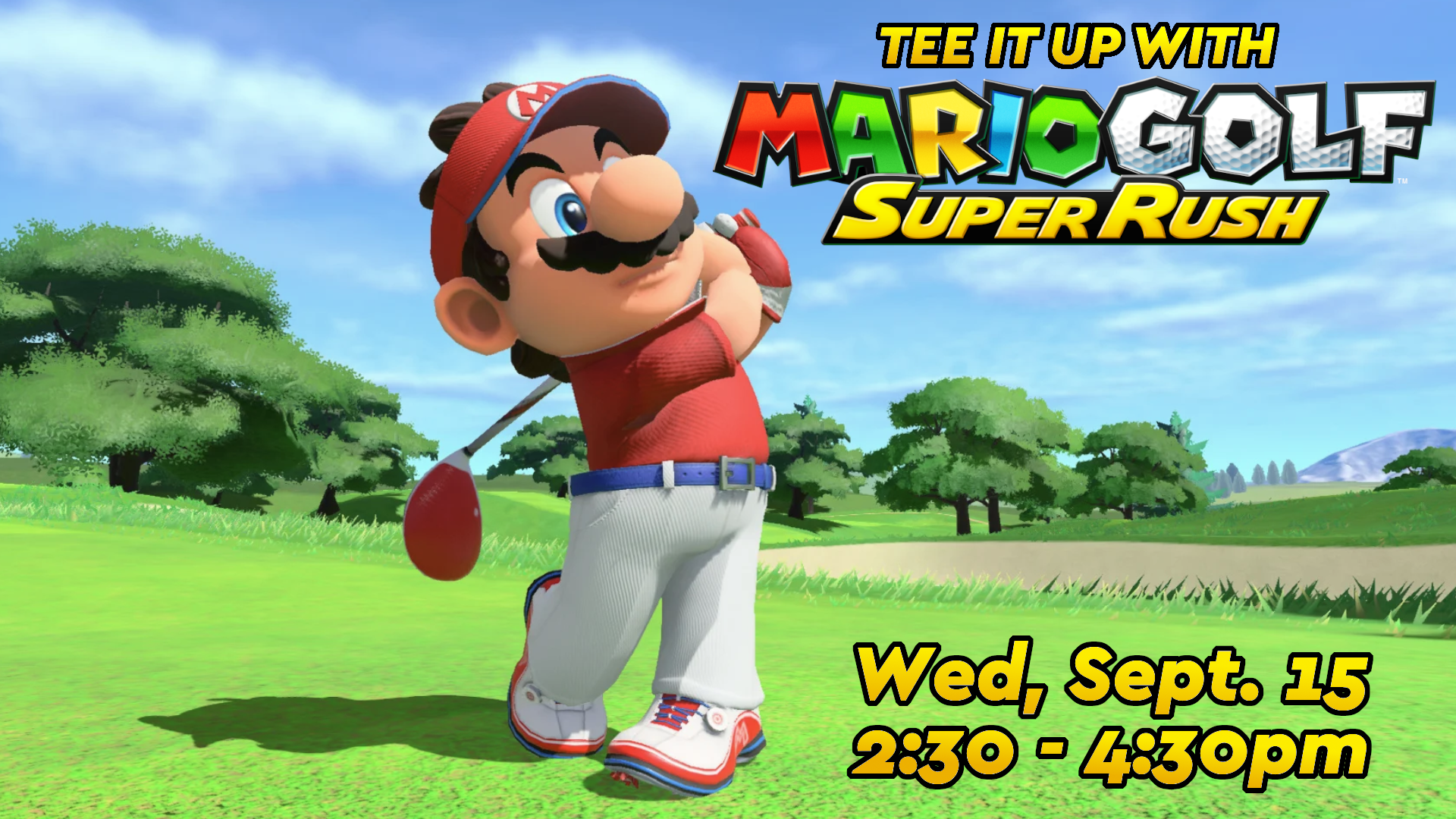 Tee It Up with Mario Golf: Super Rush