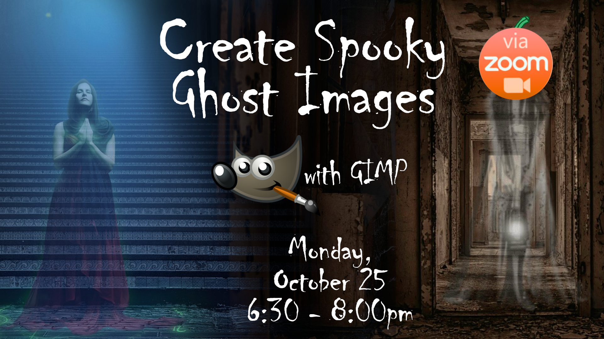 spooky ghost images with gimp