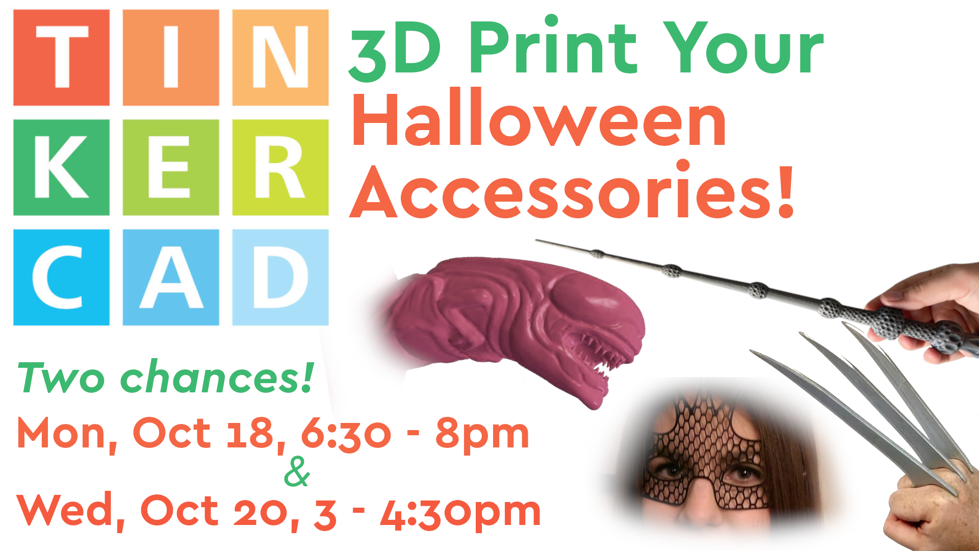 3d print your Halloween accessories