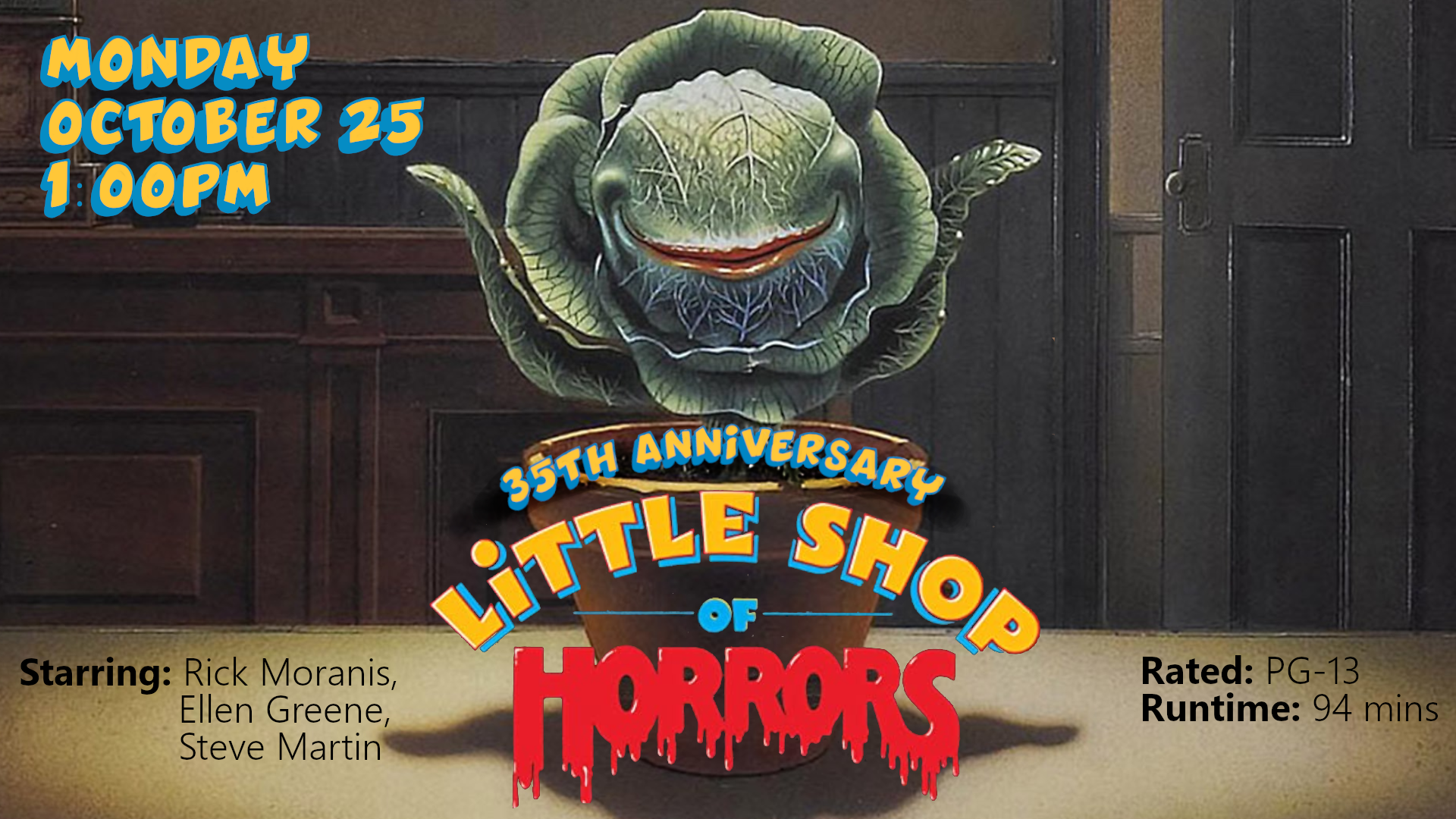 little shop of horrors 35th anniversary