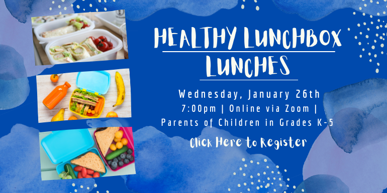 Healthy lunchbox lunches jan 26