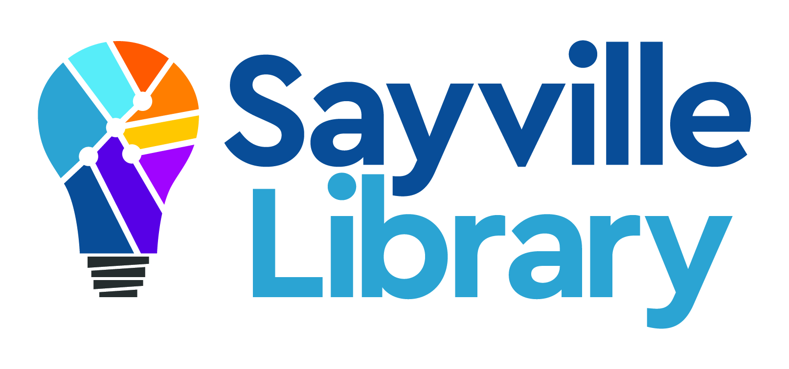 Sayville Library logo.