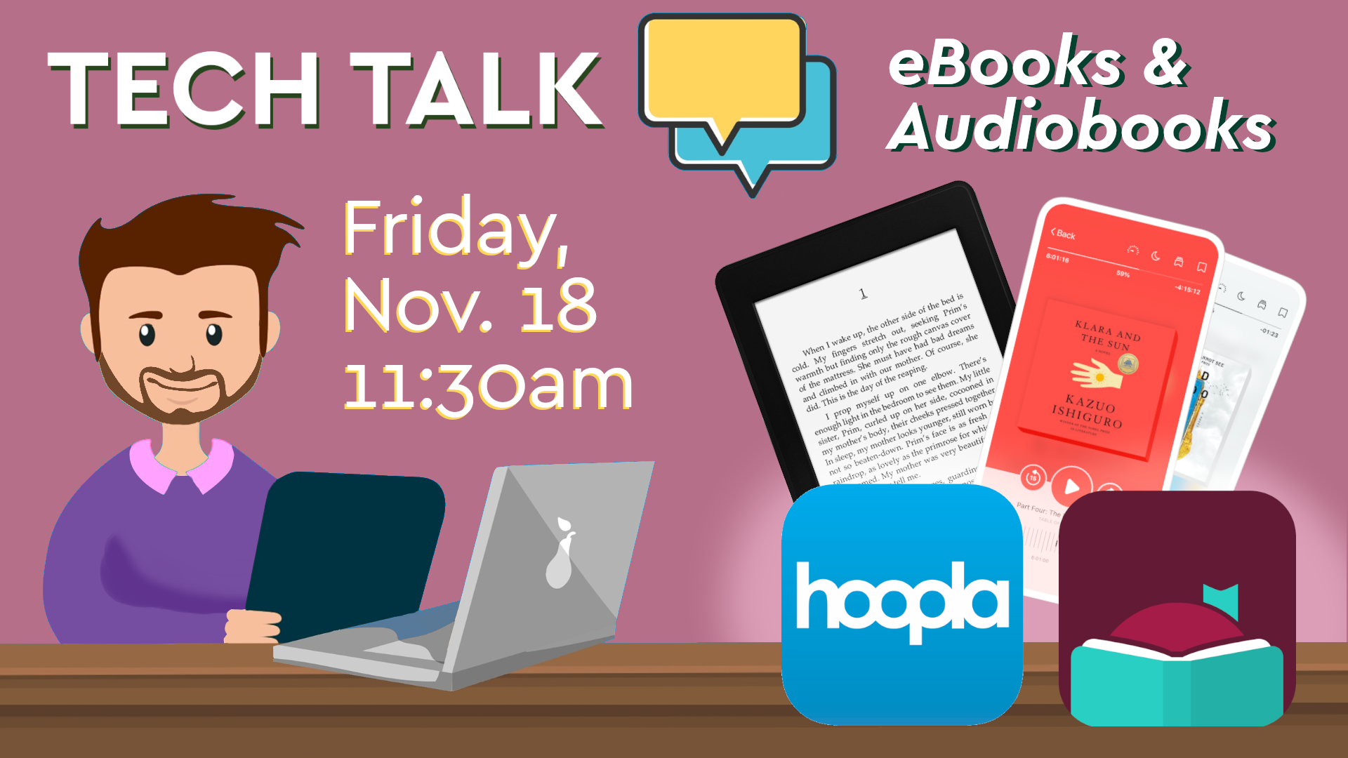 tech talk: ebooks and aduiobooks