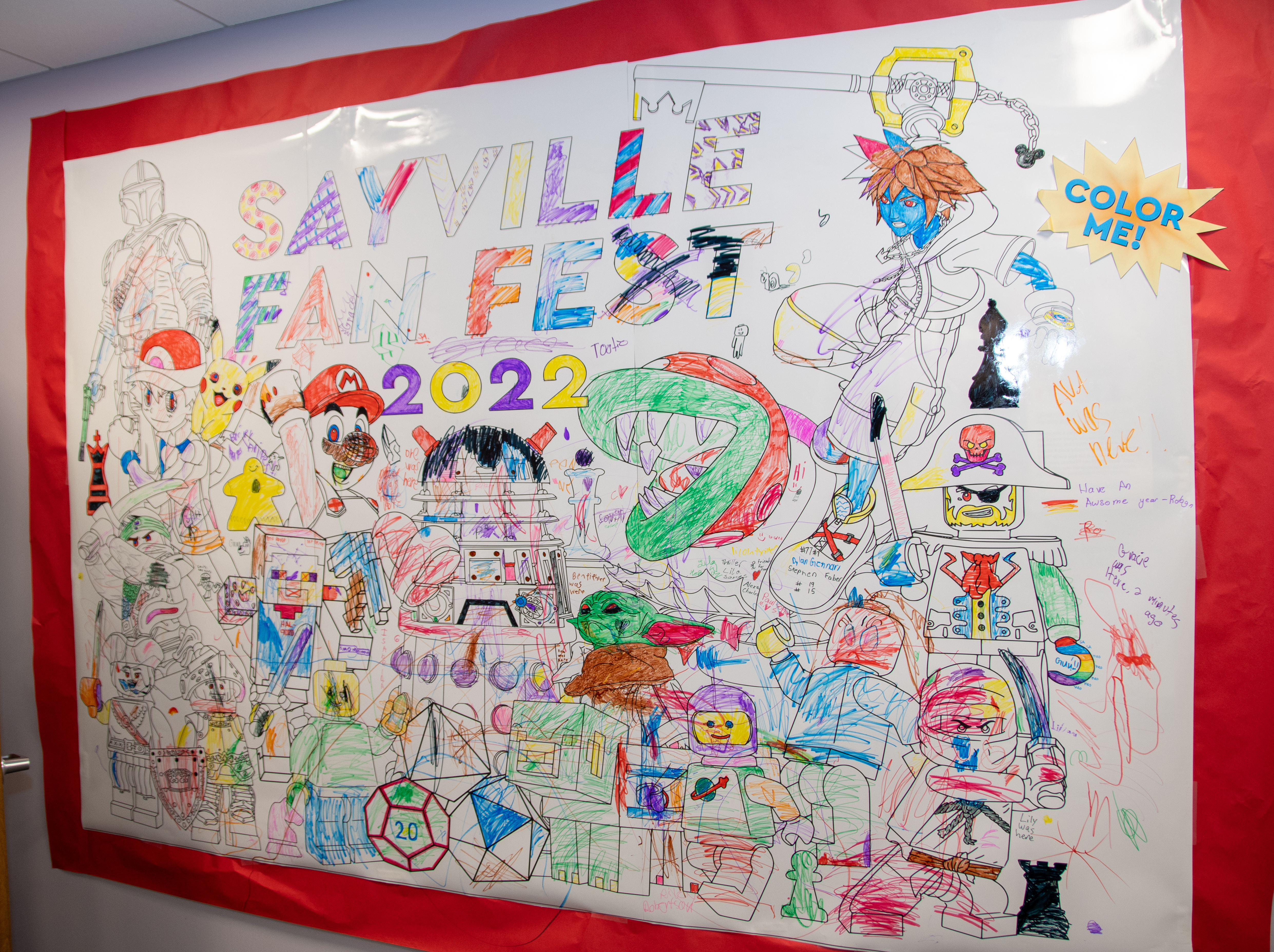 Sayville Fan Fest 2022 mural