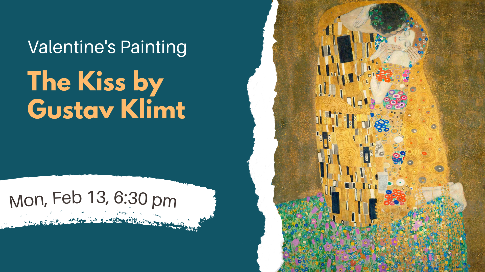Gustav Klimt's Painting: The Kiss
