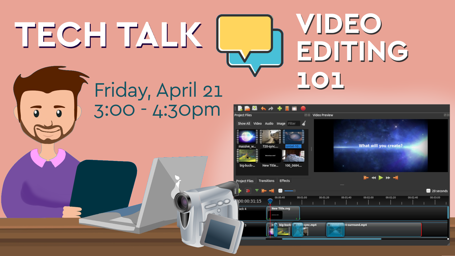 tech talk video editing 101