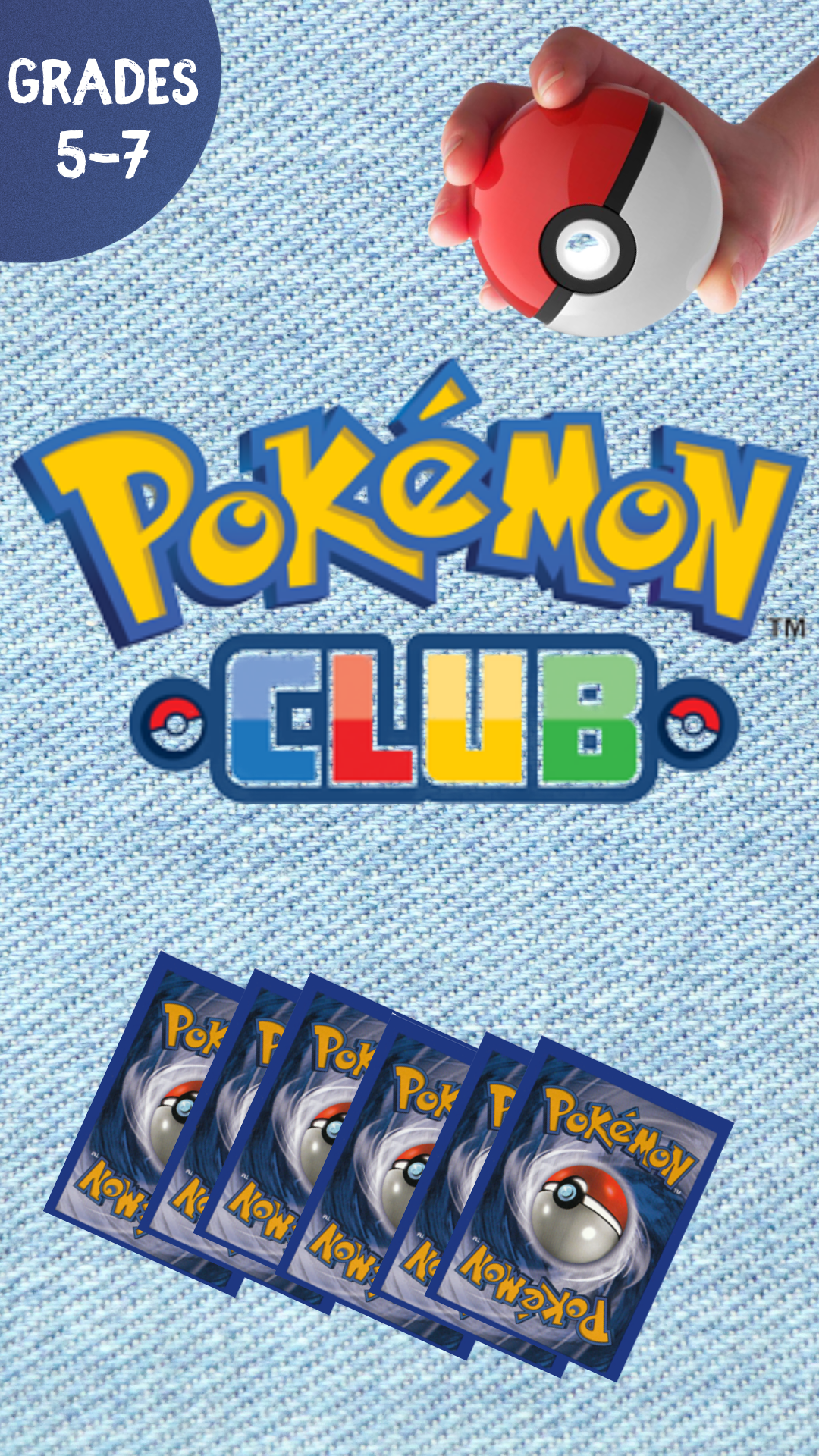 pokemon logo and playing cards