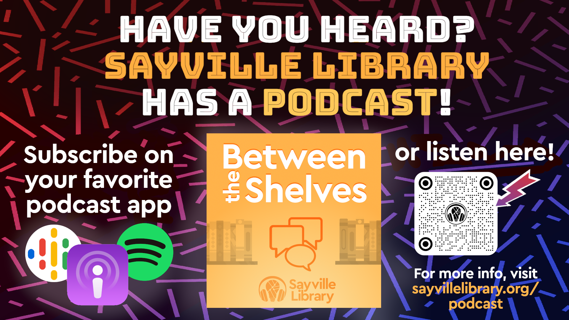 have you heard sayville library podcast