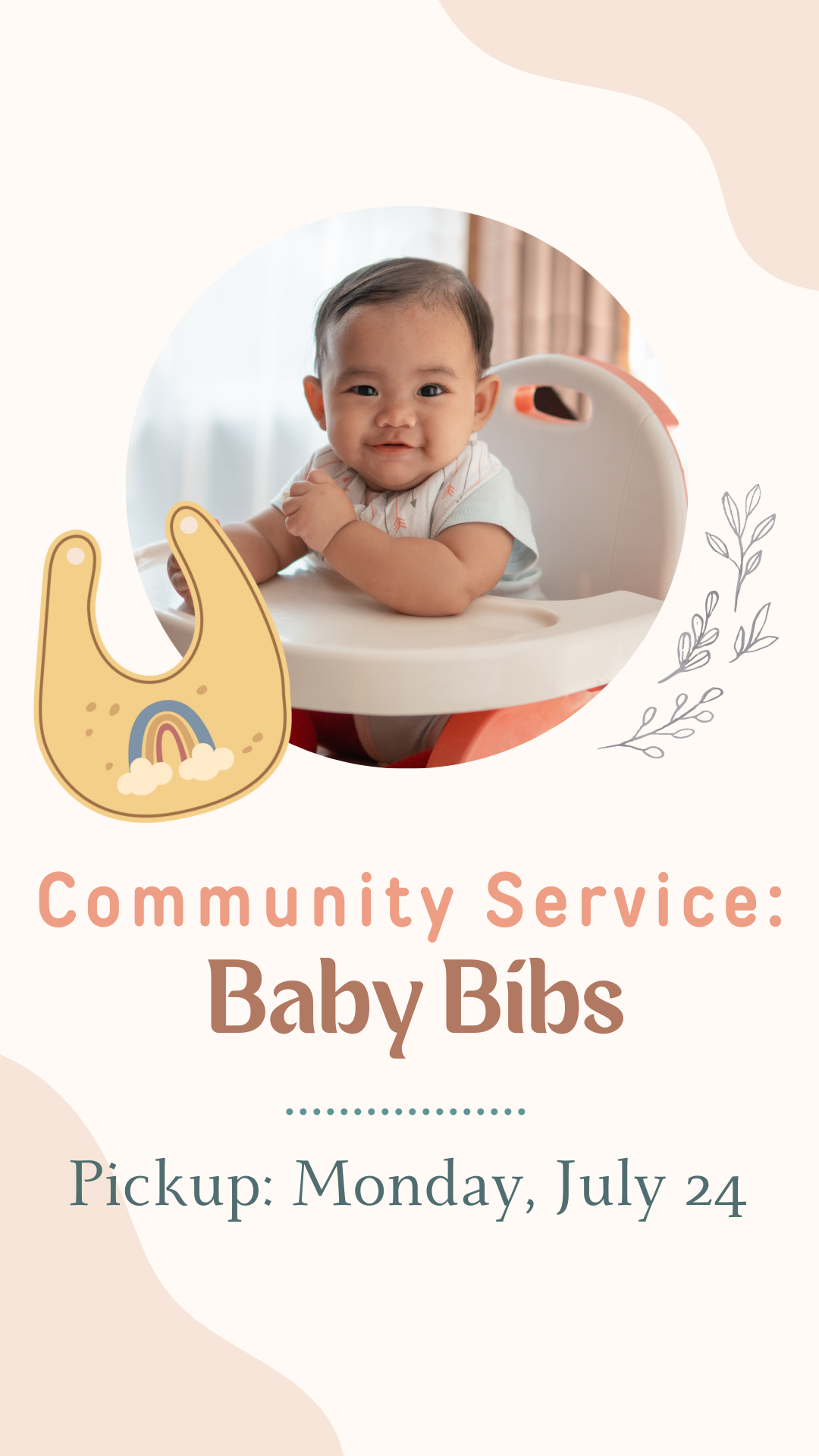 baby and baby bib and program details