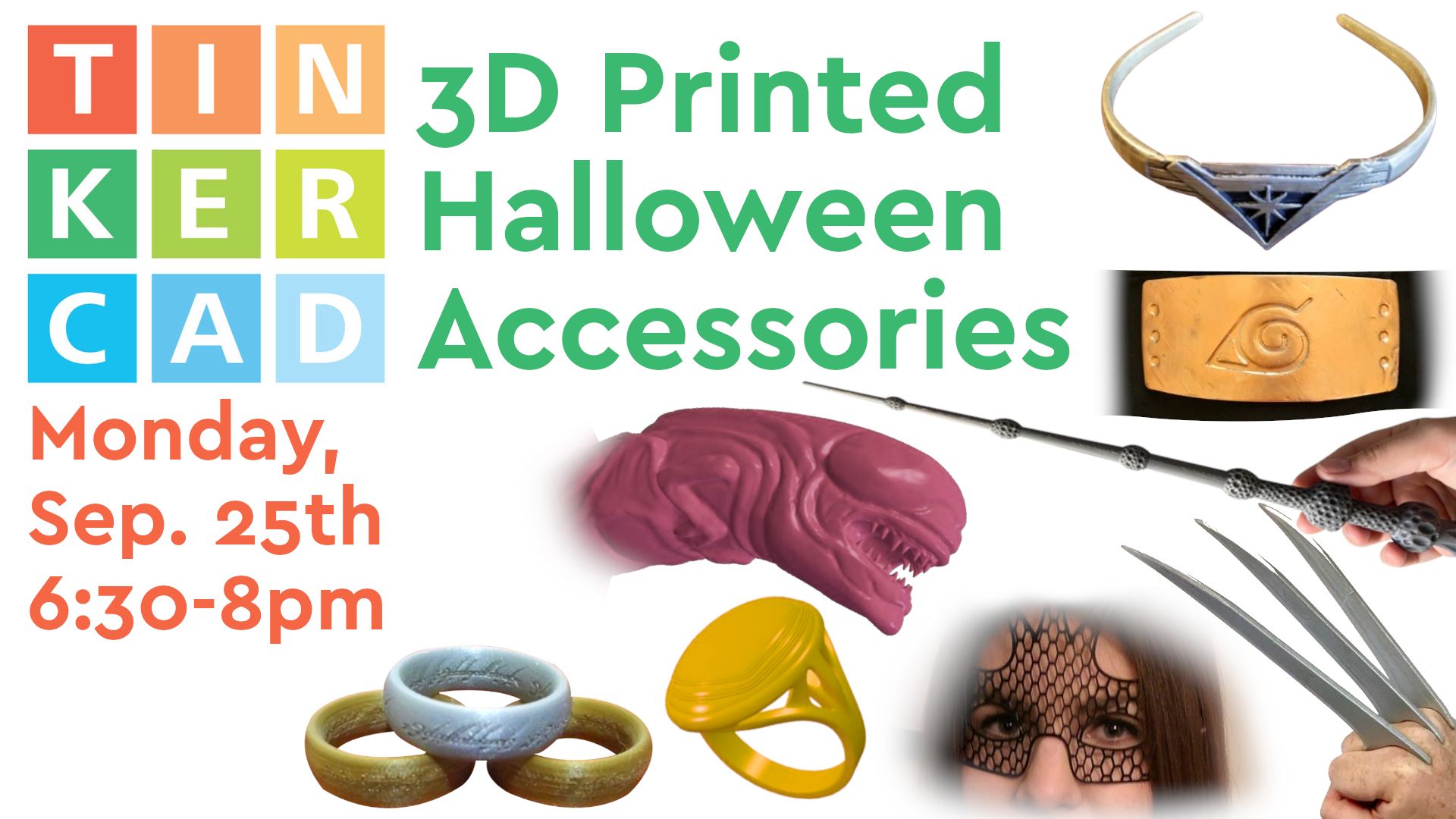 3d printed halloween accessories