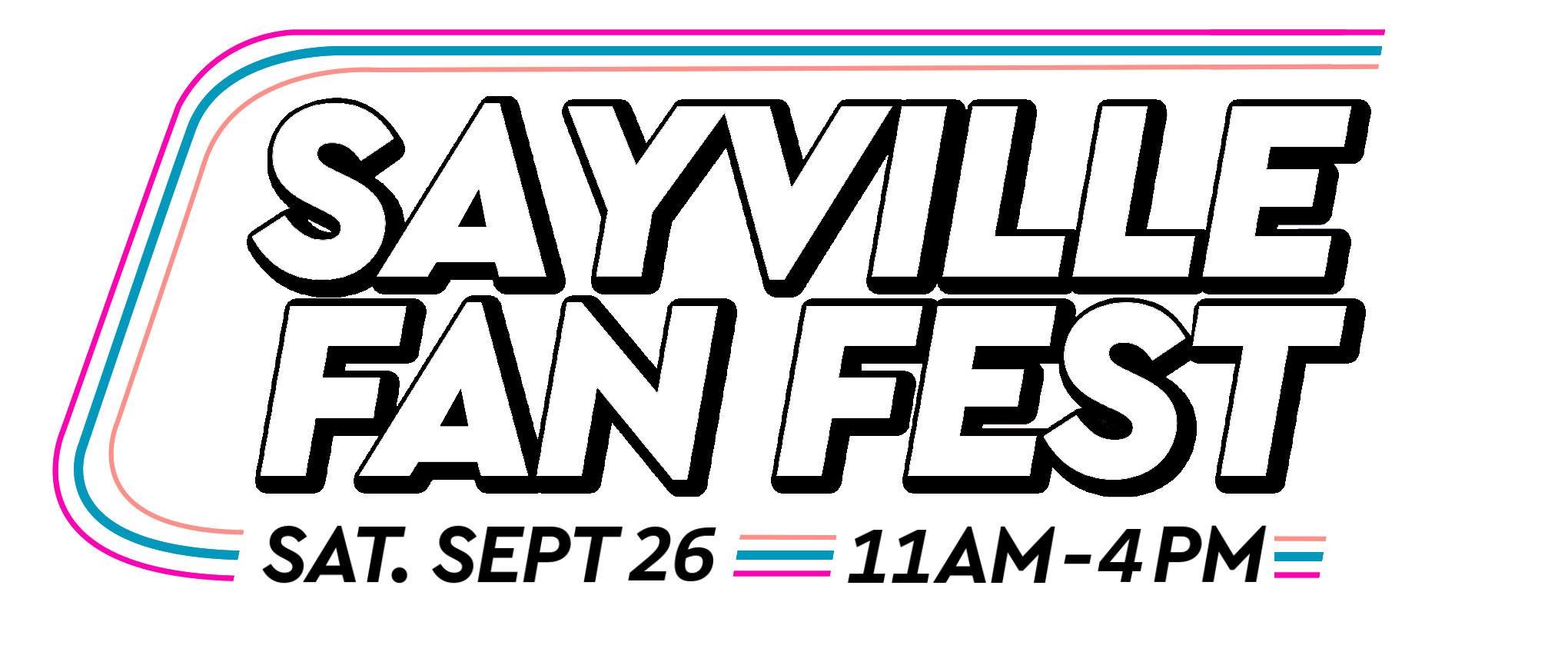 sayville fan fest banner 2026 - saturday, september 26th, 2026, 11am-4pm