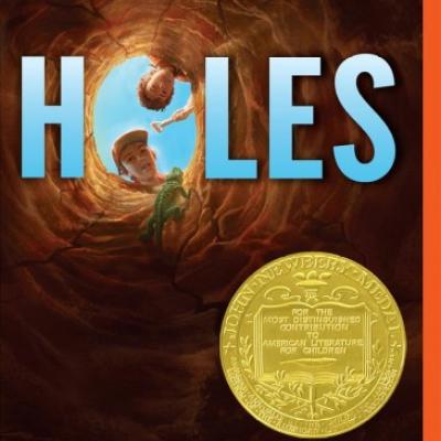 Book cover of Holes, by Louis Sachar