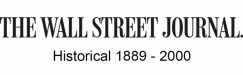 Wall Street Journal Historical 1889-2000 logo