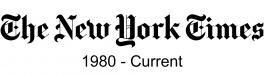 New York Times 1980 - Current logo