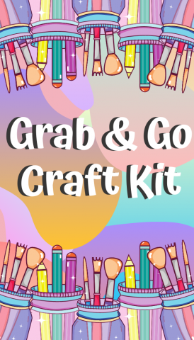 Title of the program Grab & Go Craft Kit with jars of art supplies