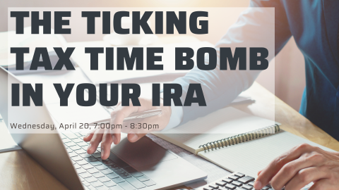 A photogram of a desk crowded with papers and a laptop with a mans hands on the desk.