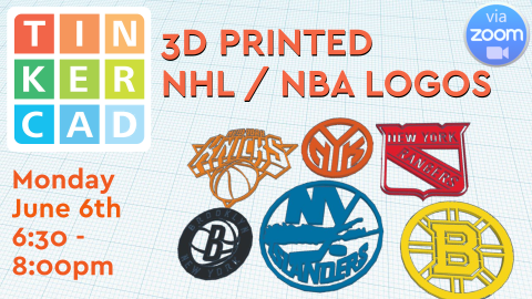 3D Printed NHL / NBA Logo