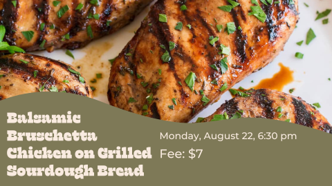 photo of grilled balsamic chicken