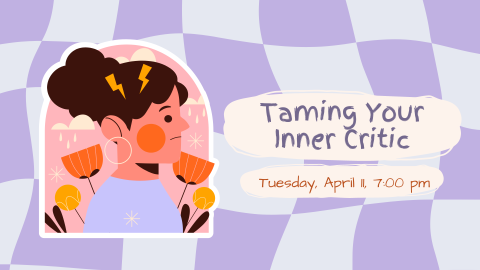 cartoon image of a woman in profile looking upset.