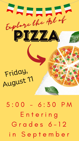 pizza pie and program details