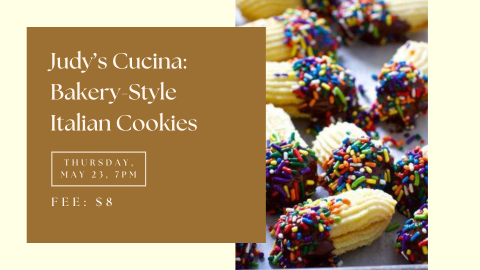 Italian Cookies on a baking sheet