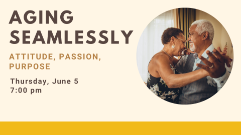 An older couple dancing.