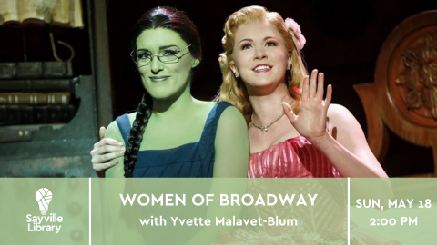 The two leads from Wicked on Broadway.