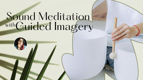 Someone plays crystal bowls.