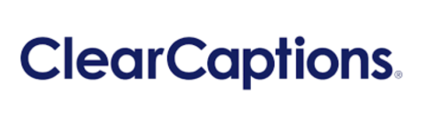 Logo for Clear Captions.