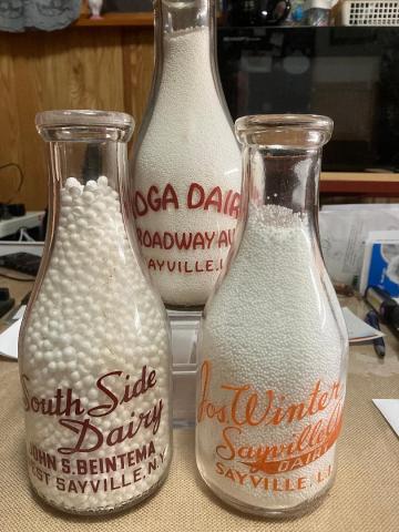 photo of old bottles
