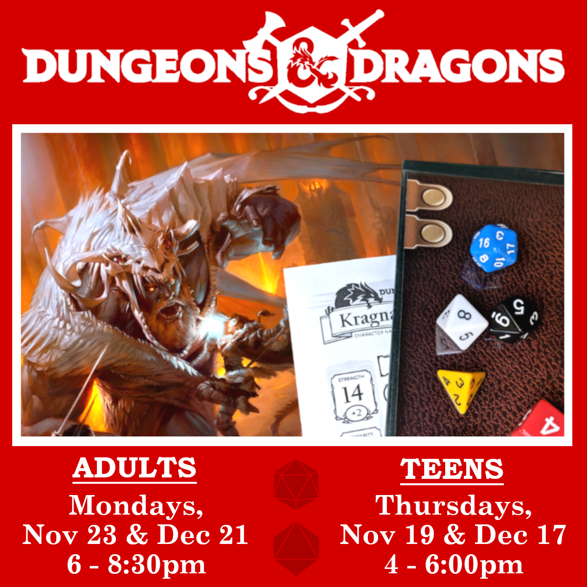 Teen Dungeons and Dragons