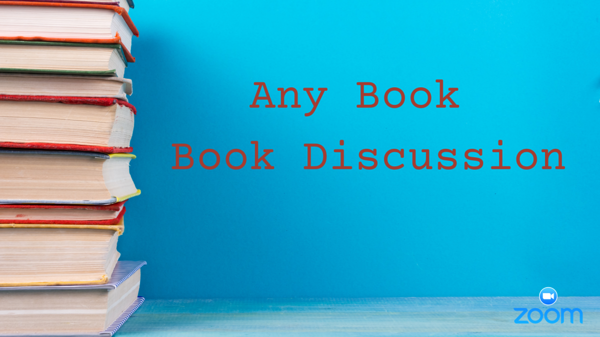 A stack of books against a blue background