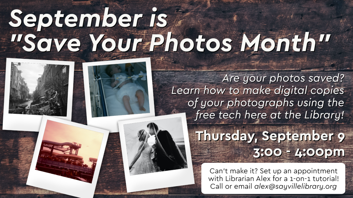 Save Your Photos Month