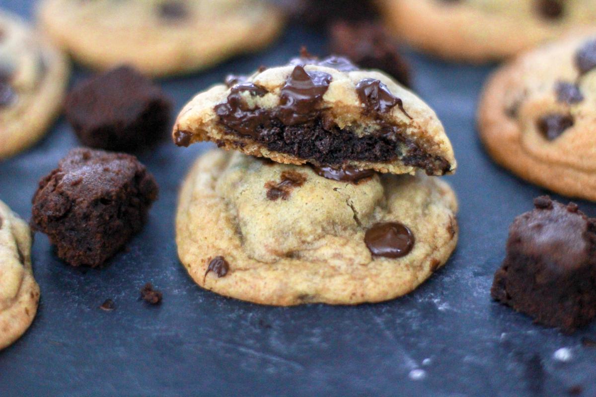 Brownie Stuffed Cookies