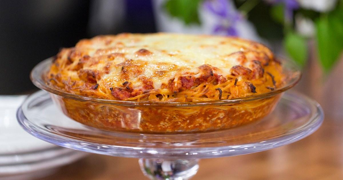 Grandma Style Spaghetti Pie