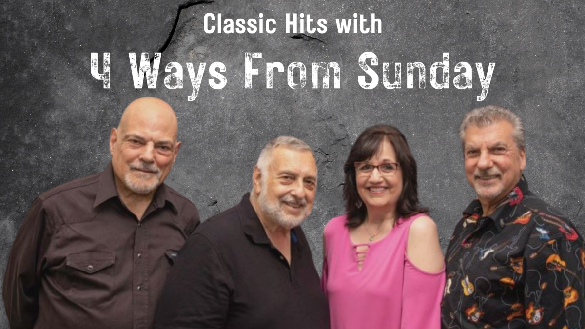 A photograph of the band members