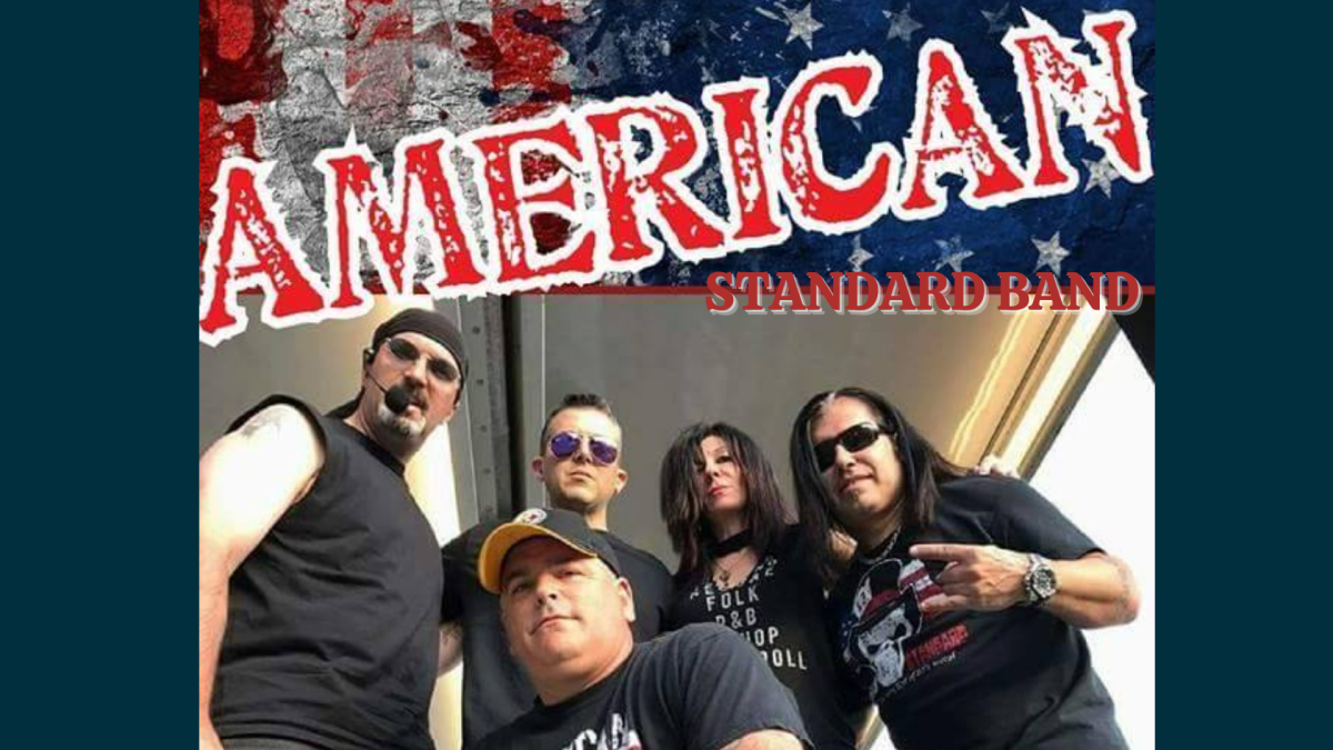 A photograph of the band members.