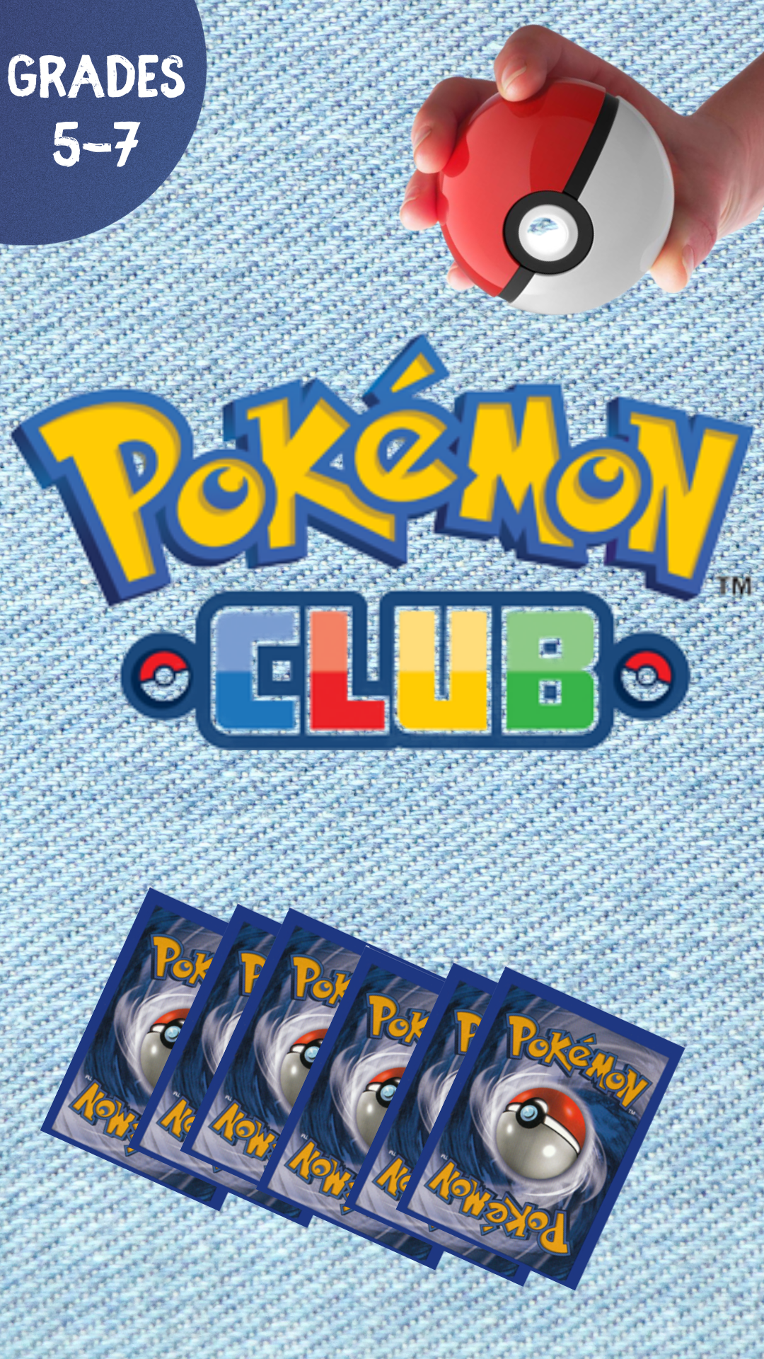 pokemon logo, cards and poke ball