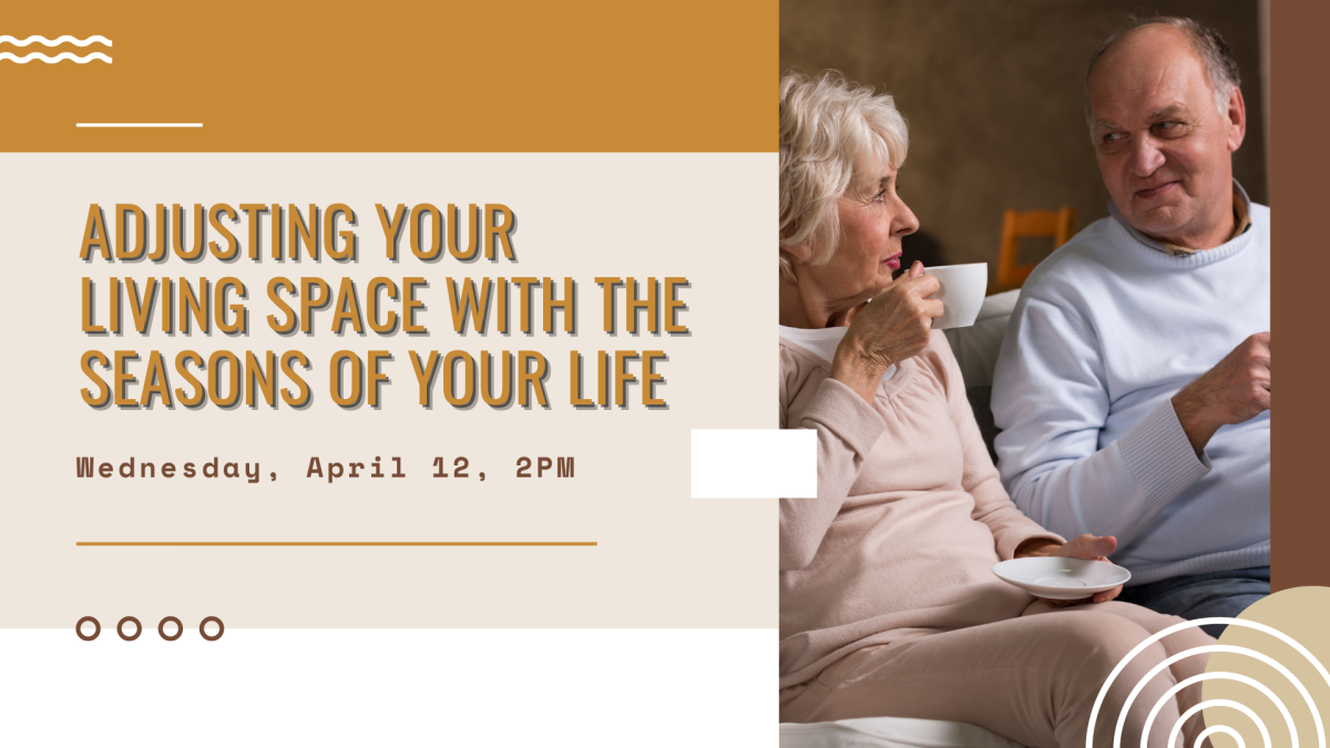 On older couple on a couch drinking coffee