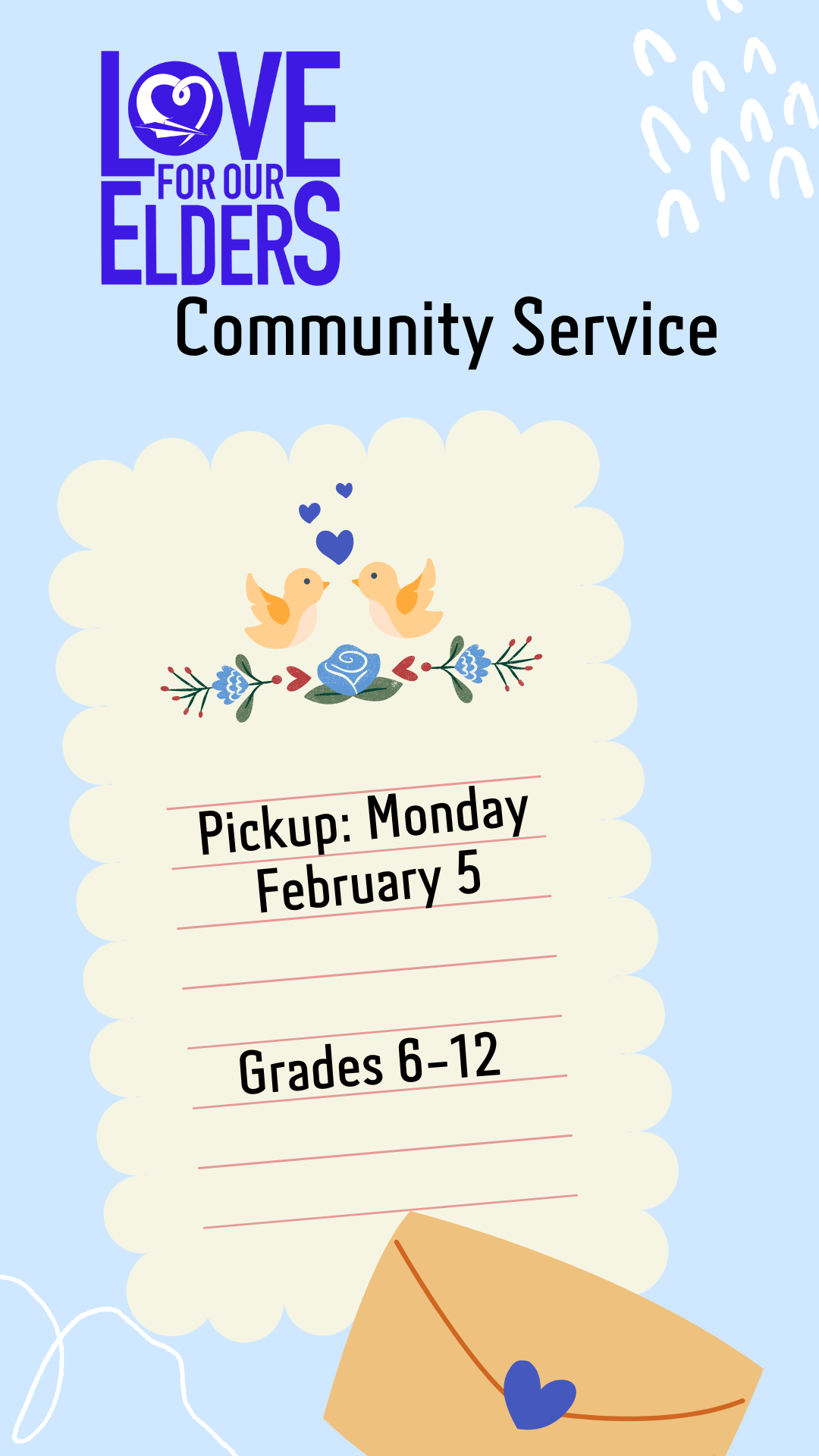 cartoon stationary and envelope and program details