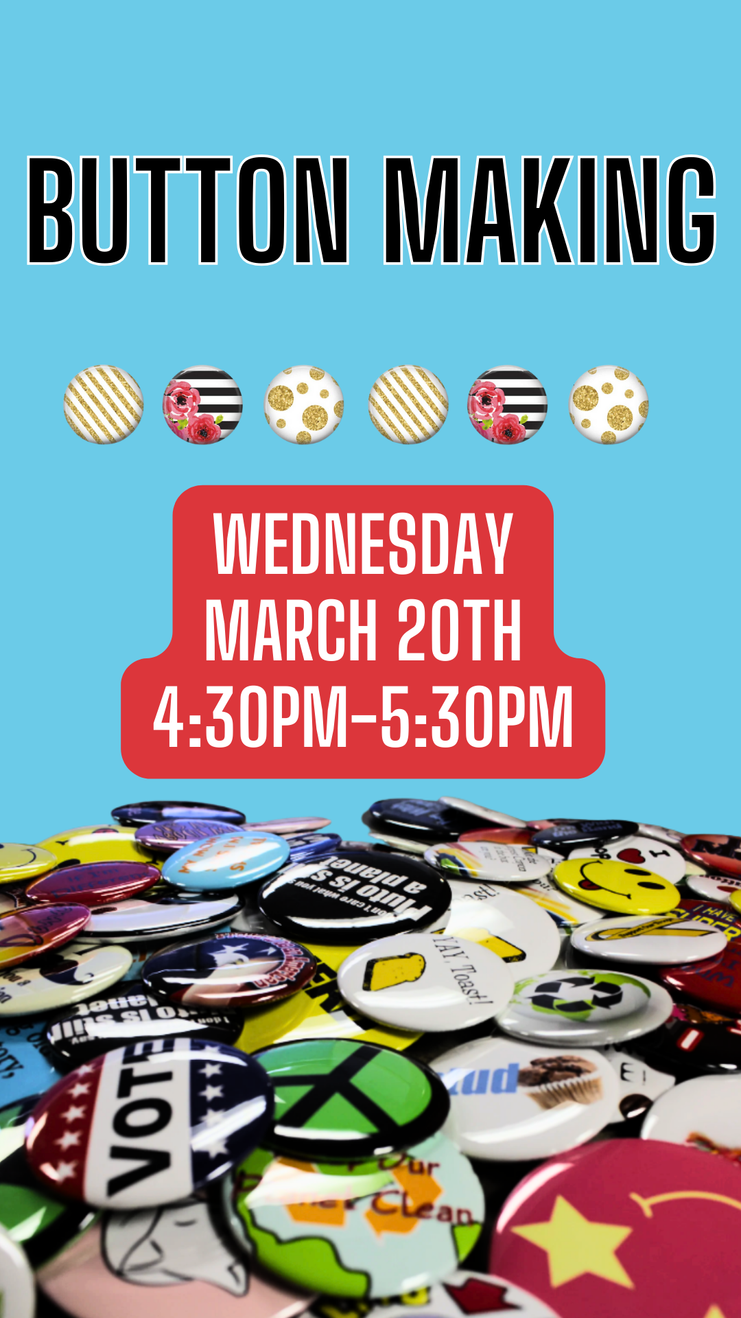 buttons and program details