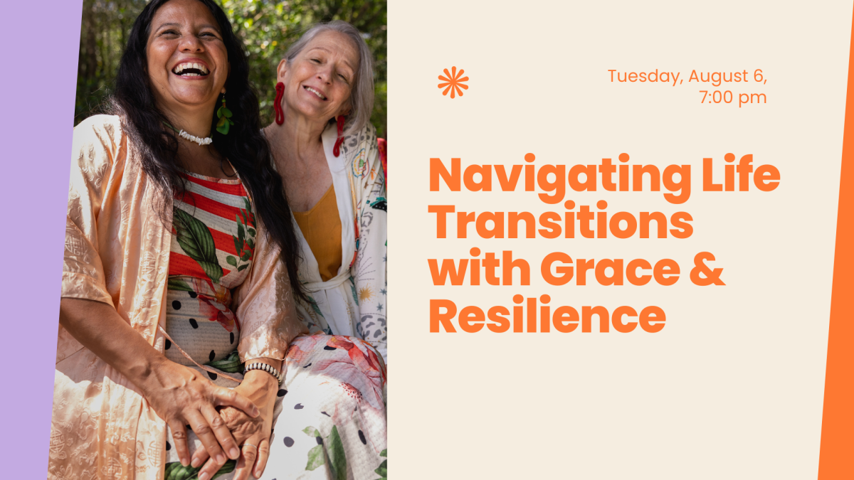 2 middle-aged women laughing.