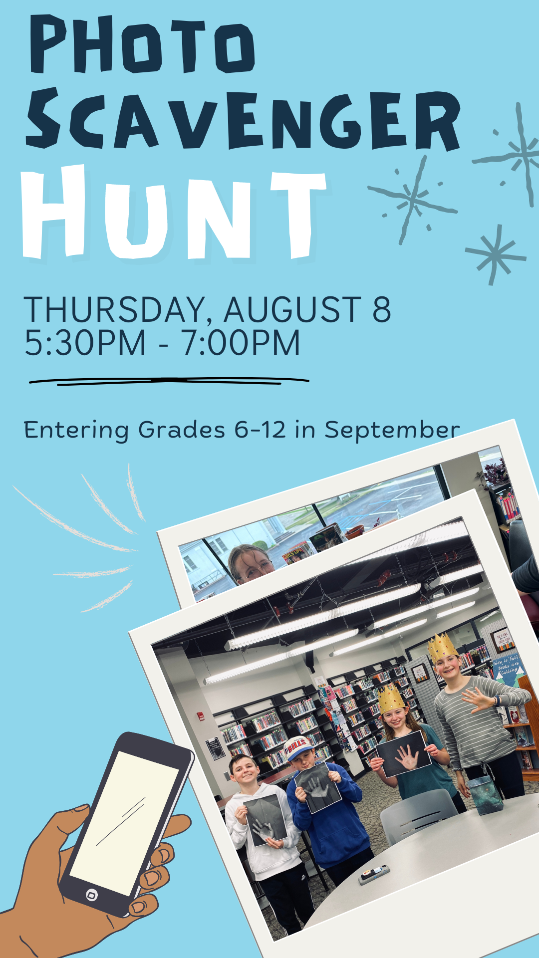 polaroid pictures and program details