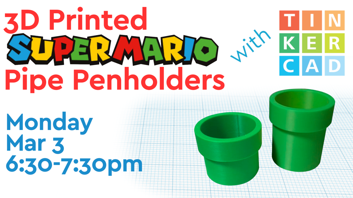 3D Printed Mario Pipe Penholder