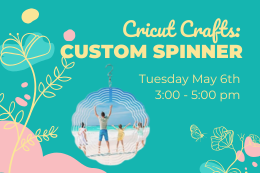 Image of family at the beach on wind spinner